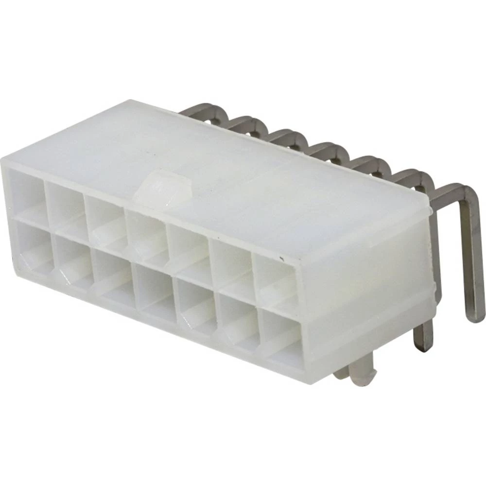 Molex ugradna standardna letva sa ženskim kontaktima Ukupan broj polova 14 Raster: 4.2 mm 39301140 1 St. Bag slika