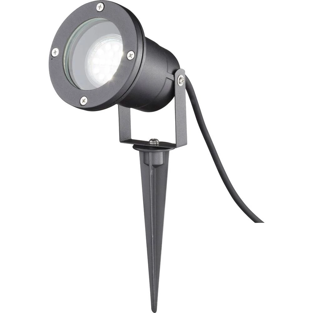 Vrtni reflektor LED GU10 35 W WOFI Garpa 8055.01.10.7000 Crna slika