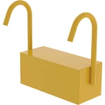 Günzburger Steigtechnik 27912 Težina balasta 10,0 kg žuta s kukama RAL 1021 1 St.