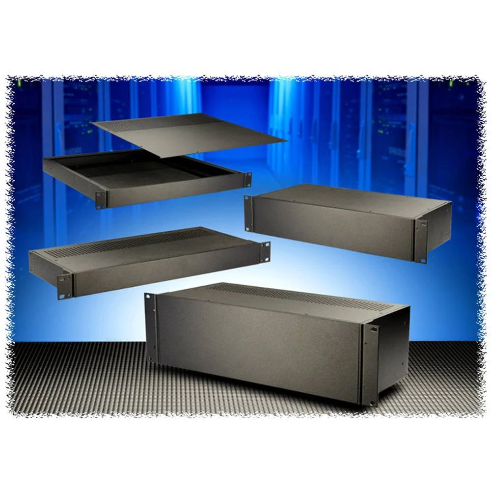 Hammond Electronics RM3U1913SBK univerzalno kućište 330 x 421 x 133 aluminij crna 1 kom. slika