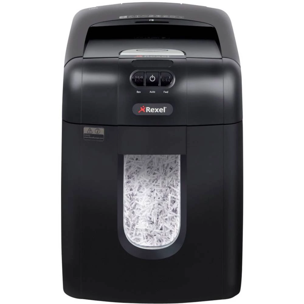 Uništavač dokumenata Rexel Auto+ 130X Rezanje na komade 4 x 40 mm 26 l Broj stranica (maks.): 140 Razina sigurnosti (uništavanje slika