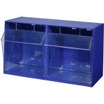 Spremnik za sklopive kutije (Š x V x d) 600 x 350 x 310 mm Plava boja, Prozirna Allit VarioPlus ProFlip 2 464400 1 ST