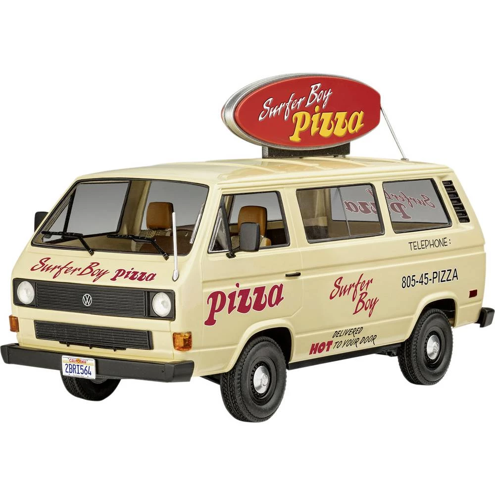 Revell 07725 Stranger Things Argyle’s VWT3 Surfer Boy Pizza V model automobila za sastavljanje 1:25 slika
