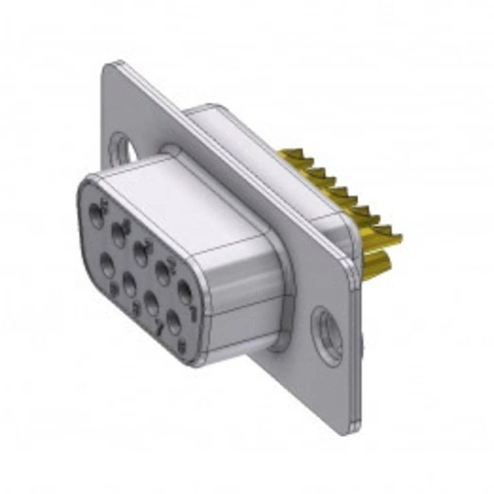 D-SUB priključak 180 ° Broj polova: 9 Lemni kup DELTRON SWISS 1 ST slika