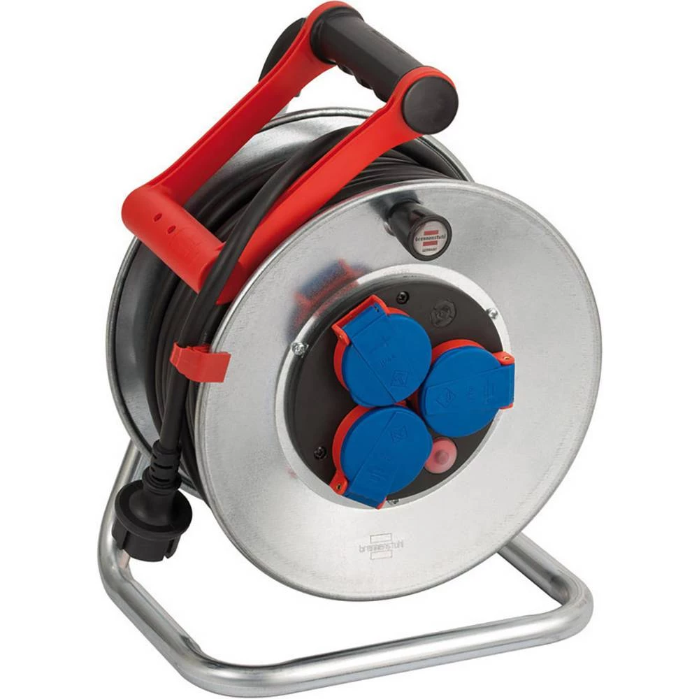 Brennenstuhl 1198390 Kabelski bubanj 25 m Crna Sigurnosni utikač slika