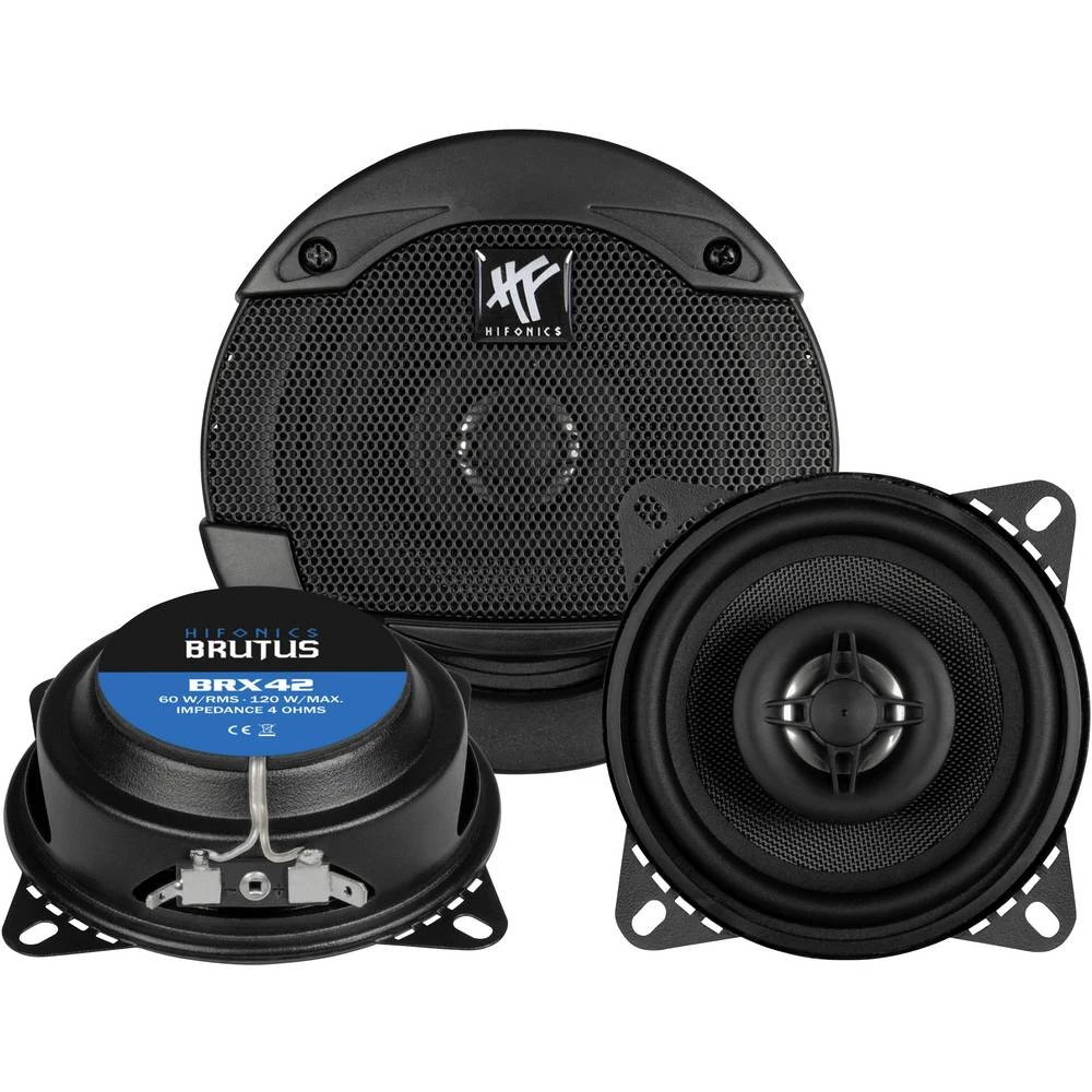 2-sustavski koaksialni zvučnici za ugradnju 120 W Hifonics BRX-42 slika
