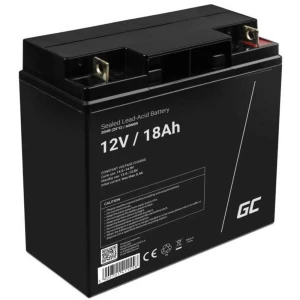 Green Cell  AGM09 olovni akumulator 12 V 18 Ah olovno-gelni (Š x V x D) 181 x 167 x 77 mm M5 vijčani priključak ciklus postojanosti, bez održavanja slika