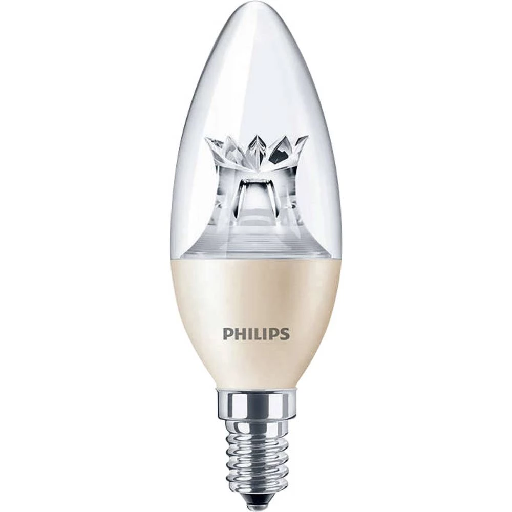 Philips Lighting LED ATT.CALC.EEK A+ (A++ - E) E14 Oblik svijeće 4 W = 25 W Toplo bijela (&Oslash; x D) 38 mm x 113 mm Prigušiva slika