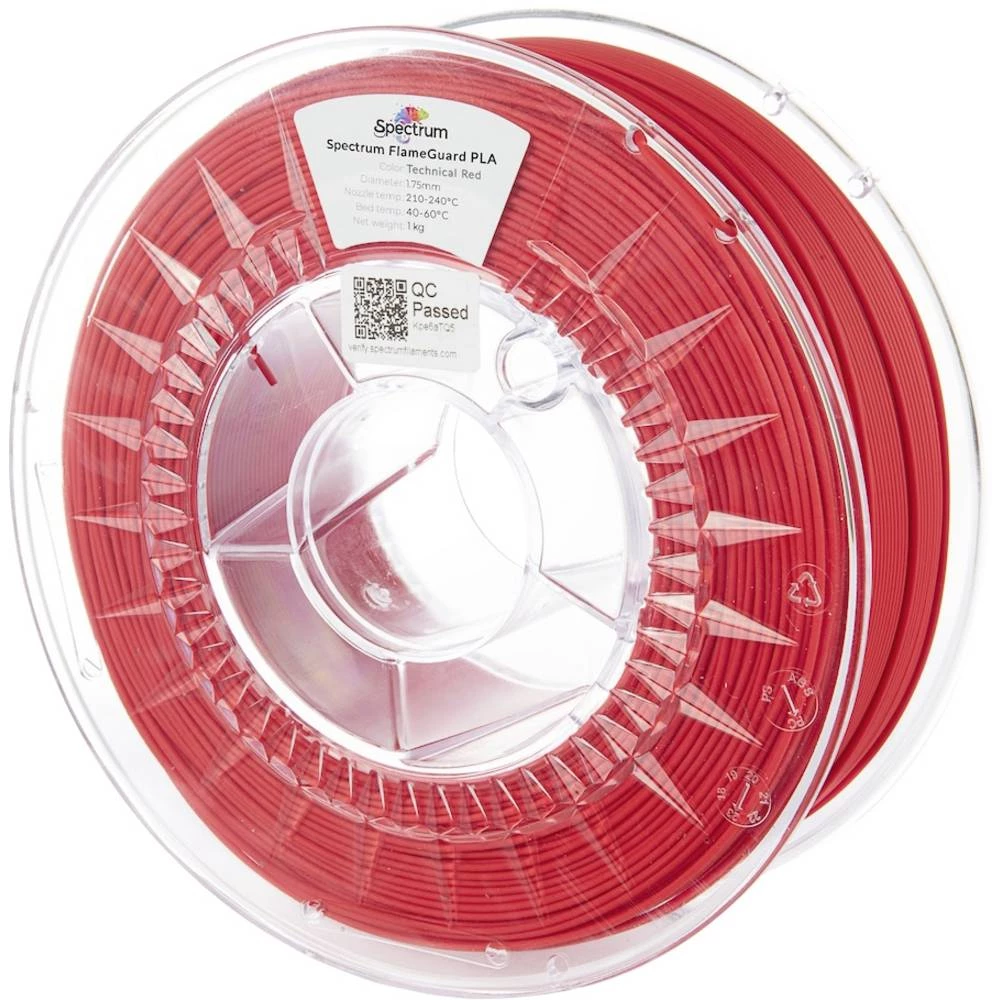 Spectrum Filaments 81454 FlameGuard PLA 3D pisač filament PLA usporivač plamena, otporan na toplinu 1.75 mm 1000 g Techn slika