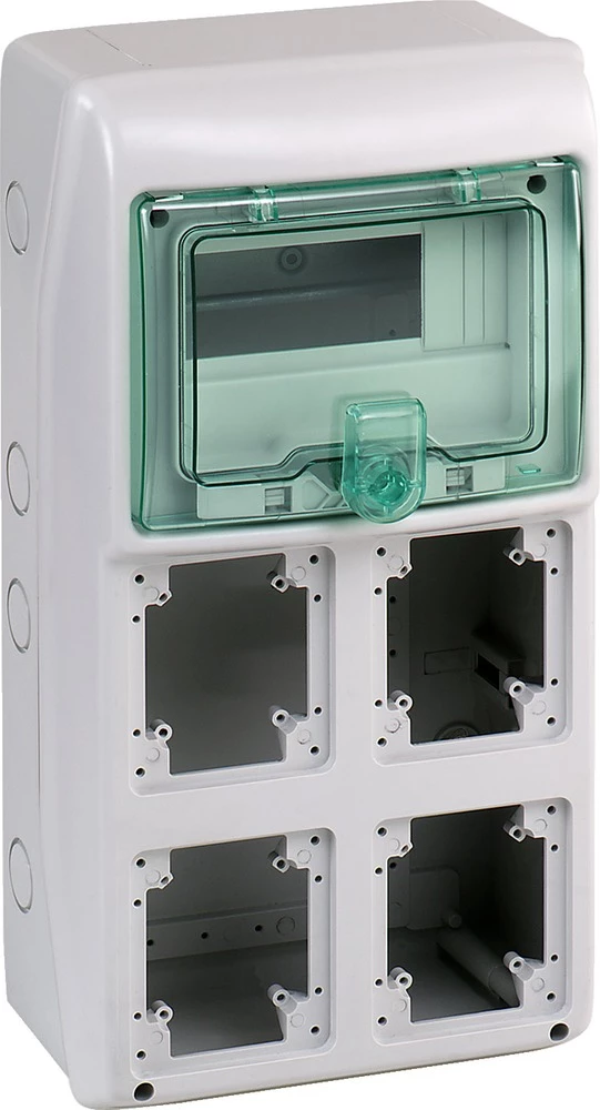 Površinska ugradnja Broj raspodjela = 8 Broj redova = 1 Schneider Electric 13154 13154 slika