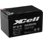 XCell XP1212 XCEXP1212 olovni akumulator 12 V 12 Ah olovno-koprenasti (Š x V x D) 151 x 101 x 98 mm plosnati priključak 6.35 mm bez održavanja, vds certifikat