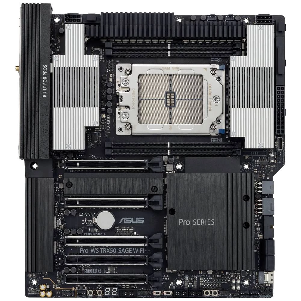 Asus PRO WS TRX50-SAGE WIFI matična ploča Baza #####AMD sTR5 Faktor oblika (detalji) SSI CEB Set čipova matične ploče AM slika