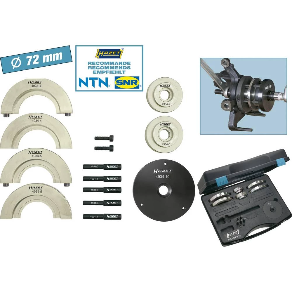 Alat set Kompaktni hub nosiva jedinica Hazet 4934-2572/12 slika