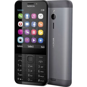 Nokia 230 dual SIM mobilni telefon srebrno-siva slika