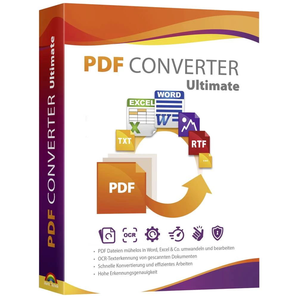 Markt & Technik PDF Converter Ultimate puna verzija 1 licenca PDF softver slika