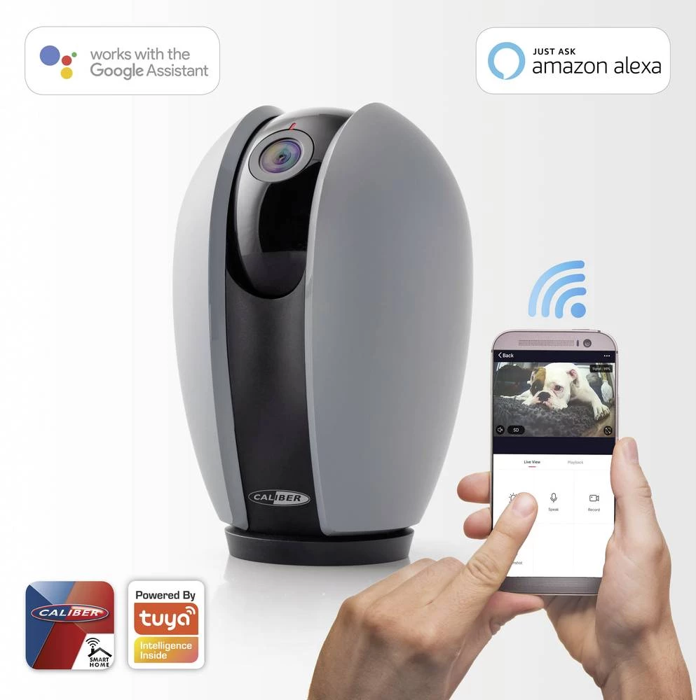 WLAN Sigurnosna kamera 1920 x 1080 piksel Caliber Audio Technology HWC201PT slika