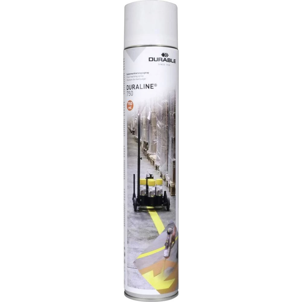 Durable 114002 DURABLE sprej za označavanje poda DURALINE® 750 bijeli 114002 1 kom bijela 1 kom. (Š x V) 63 mm x 340 mm slika
