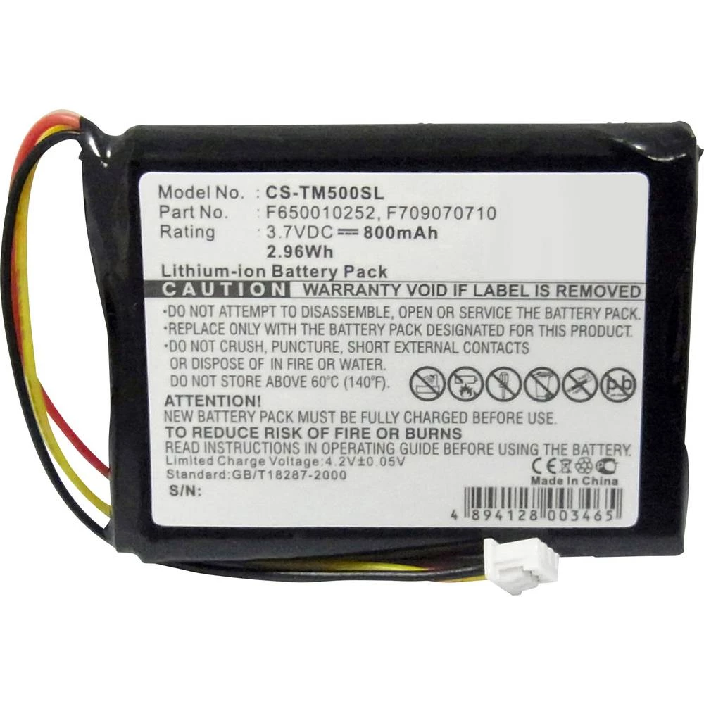 Navigacijski uređaj-akumulator Beltrona Zamjenjuje originalnu akumul. bateriju F650010252, F709070710 3.7 V 800 mAh slika