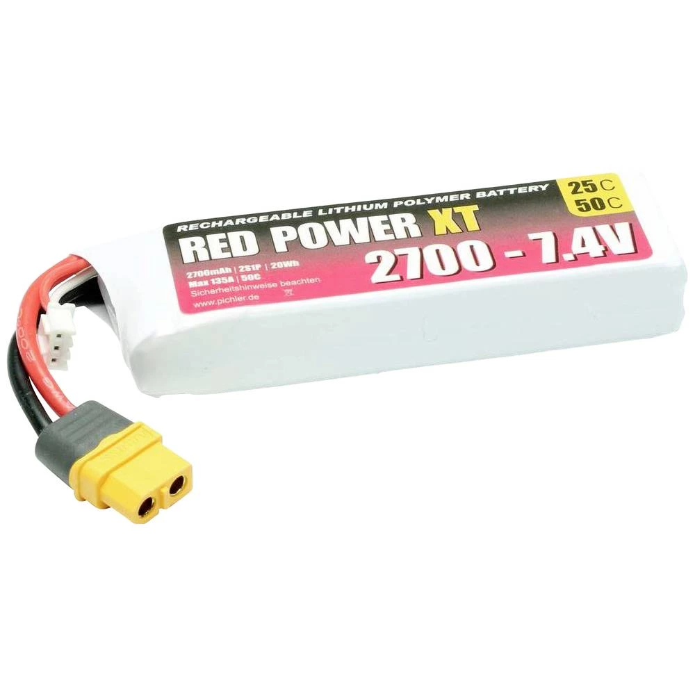 Red Power lipo akumulatorski paket za modele 7.4 V 2700 mAh   softcase XT60 slika