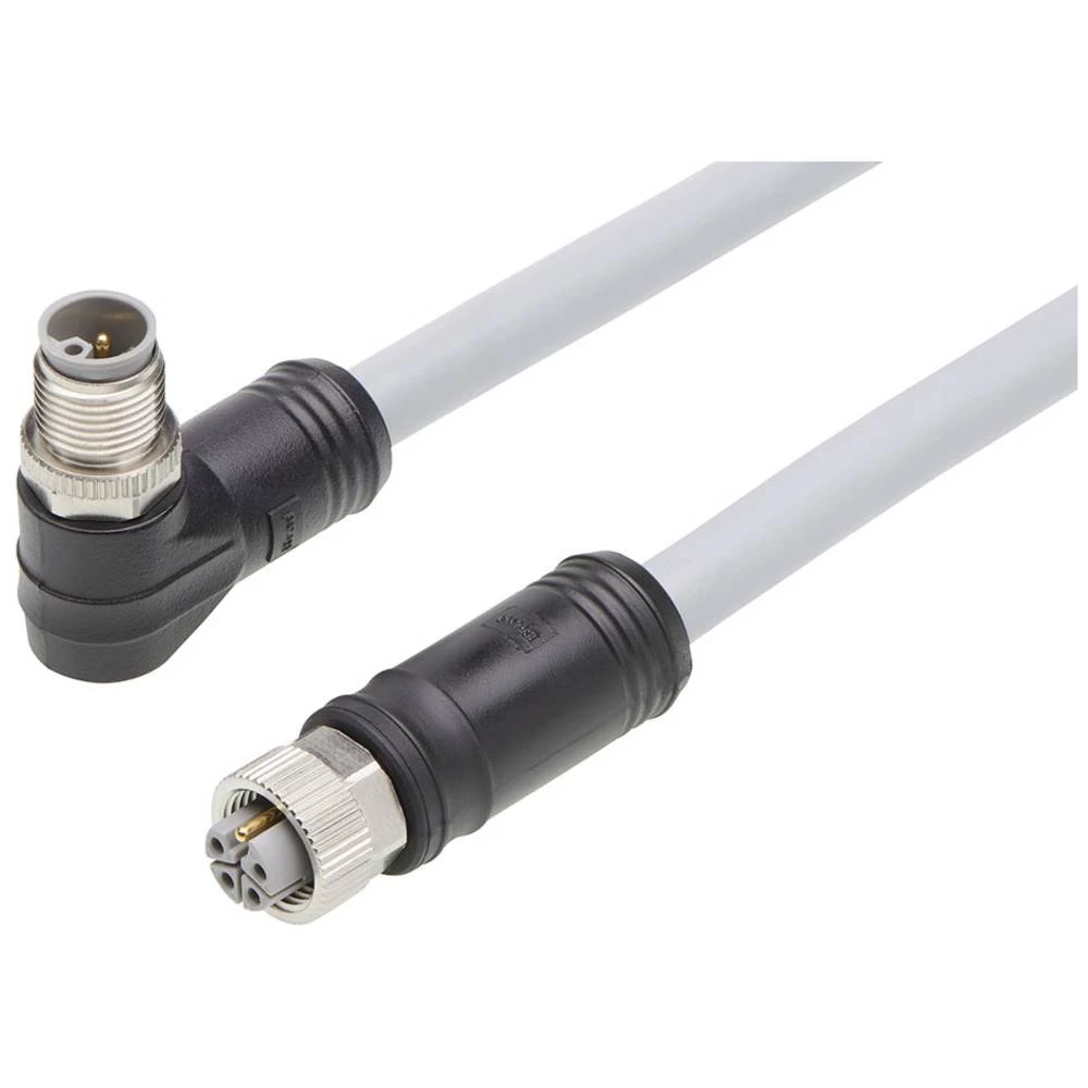 Molex 1205010217 utični konektor za senzor/aktivator, konfekcionirani žženski konektor, ravni, kutni muški konektor 1 m slika
