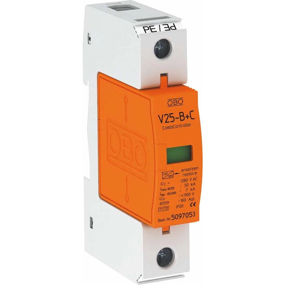 Odvodnik prenapona OBO Bettermann V25-B+C 1-280 5094418 30 kA slika