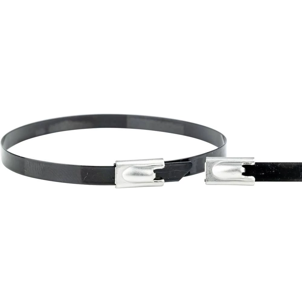 WKK ART006293 kabelska vezica od nehrđajućeg čelika 680 mm 7.60 mm crna 1 kom. slika