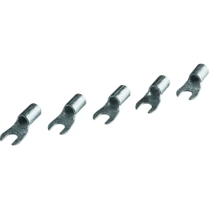 Helukabel 91552 viljuškasta kabelska stopica 2.50 mm² neizolirani srebrna 1 St. slika