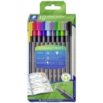 Staedtler triplus 334 RC10 fineliner u boji razvrstana 0.3 mm 10 St.