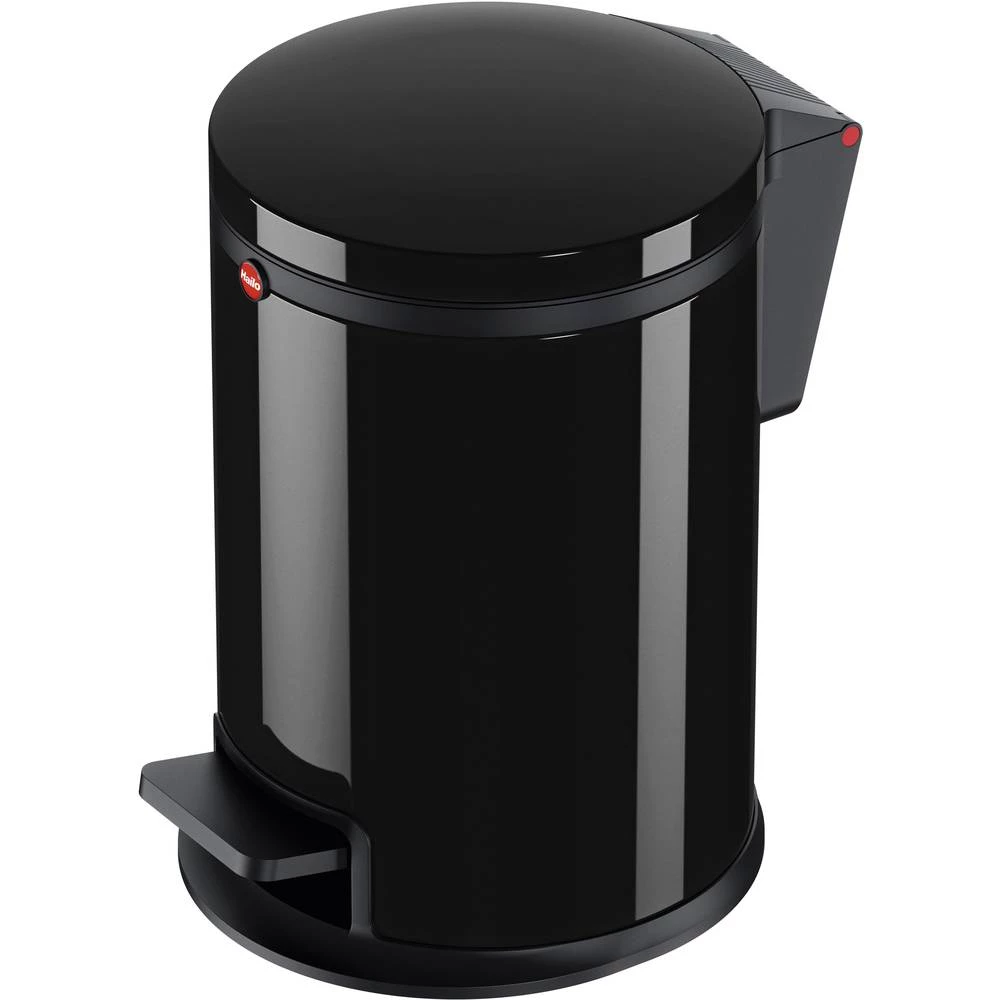 Kozmetička posuda 3 l Hailo Pure S (&Oslash; x V) 178 mm x 280 mm Crna Mehanizam stopalo-pedal 1 ST slika