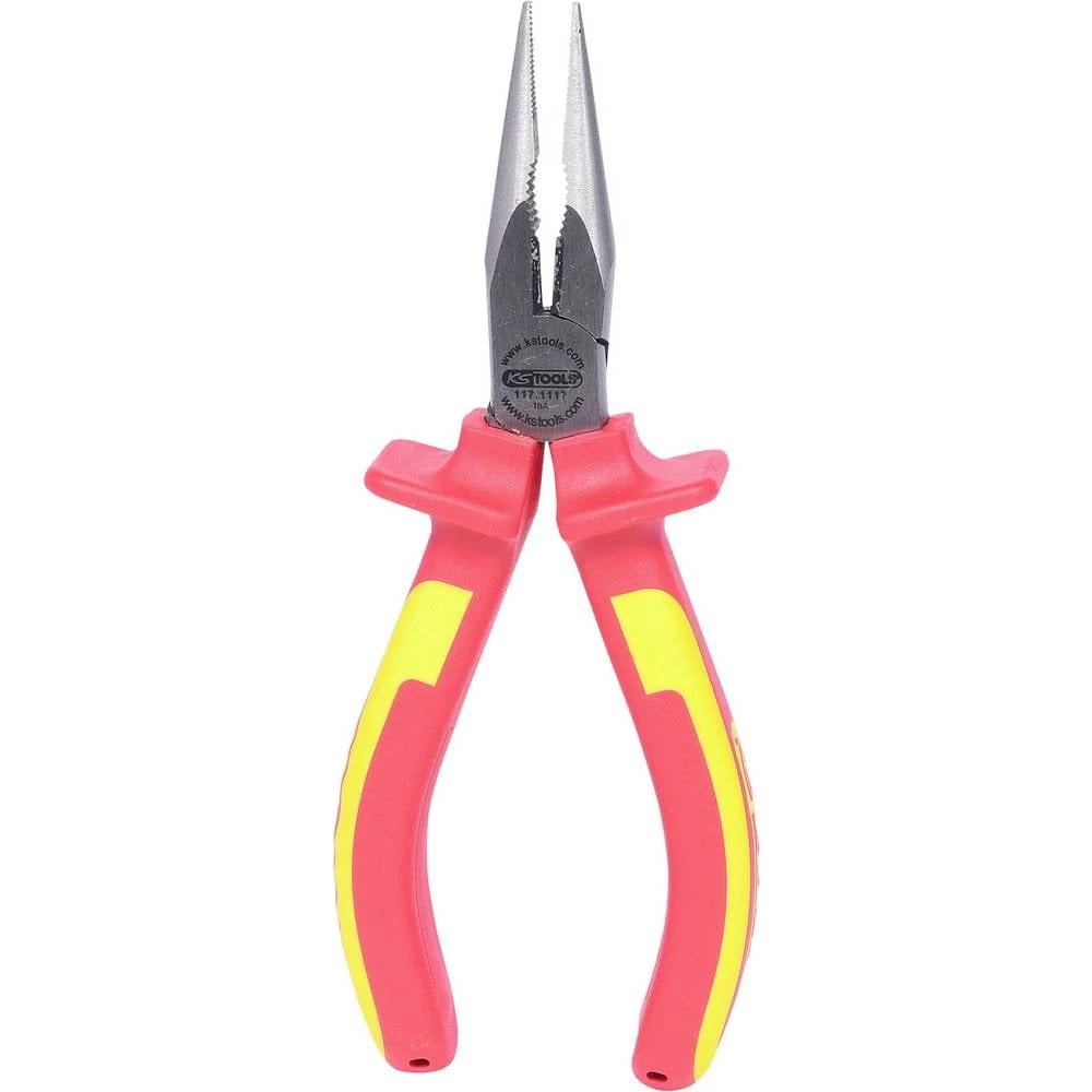 KS Tools 1171117 plosnata okrugla kliješta ravno čelik za alat 165 mm slika