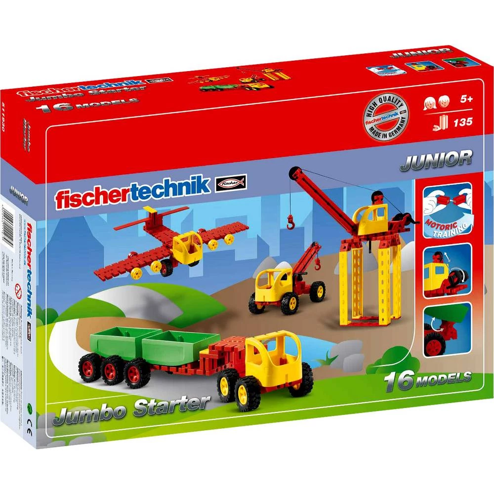 fischertechnik 511930 JUNIOR Jumbo Starter mehanika eksperimentalni komplet iznad 5 godina slika
