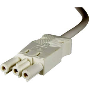 Adels-Contact 96595330 mrežni priključni kabel slobodan kraj - mrežni konektor Ukupan broj polova: 2 + PE bijela 3.00 m 25 St. slika