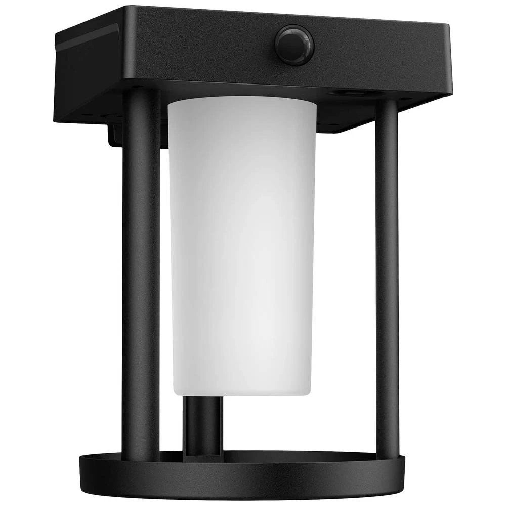 Philips Camill 8720169263895 vanjska solarna zidna lampa s detektorom pokreta   1.4 W toplo bijela crna slika