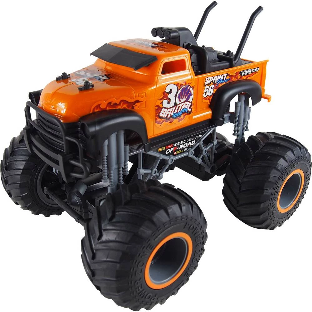 Amewi Crazy 1:16 rc model automobila za početnike električni monstertruck 100% rtr 2,4 GHz uklj. baterija, punjač i odašiljačka slika