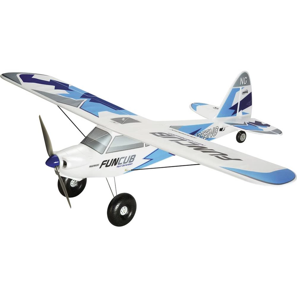 Multiplex BK FunCub NG blau bijela, plava boja RC model motornog zrakoplova  komplet za sastavljanje 1410 mm slika