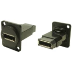 FT BLACK METAL DISPLAYPORT FF CSK adapter, ženski, ugradbeni  DisplayPort utičnica - DisplayPort utičnica CP30233MB Clif