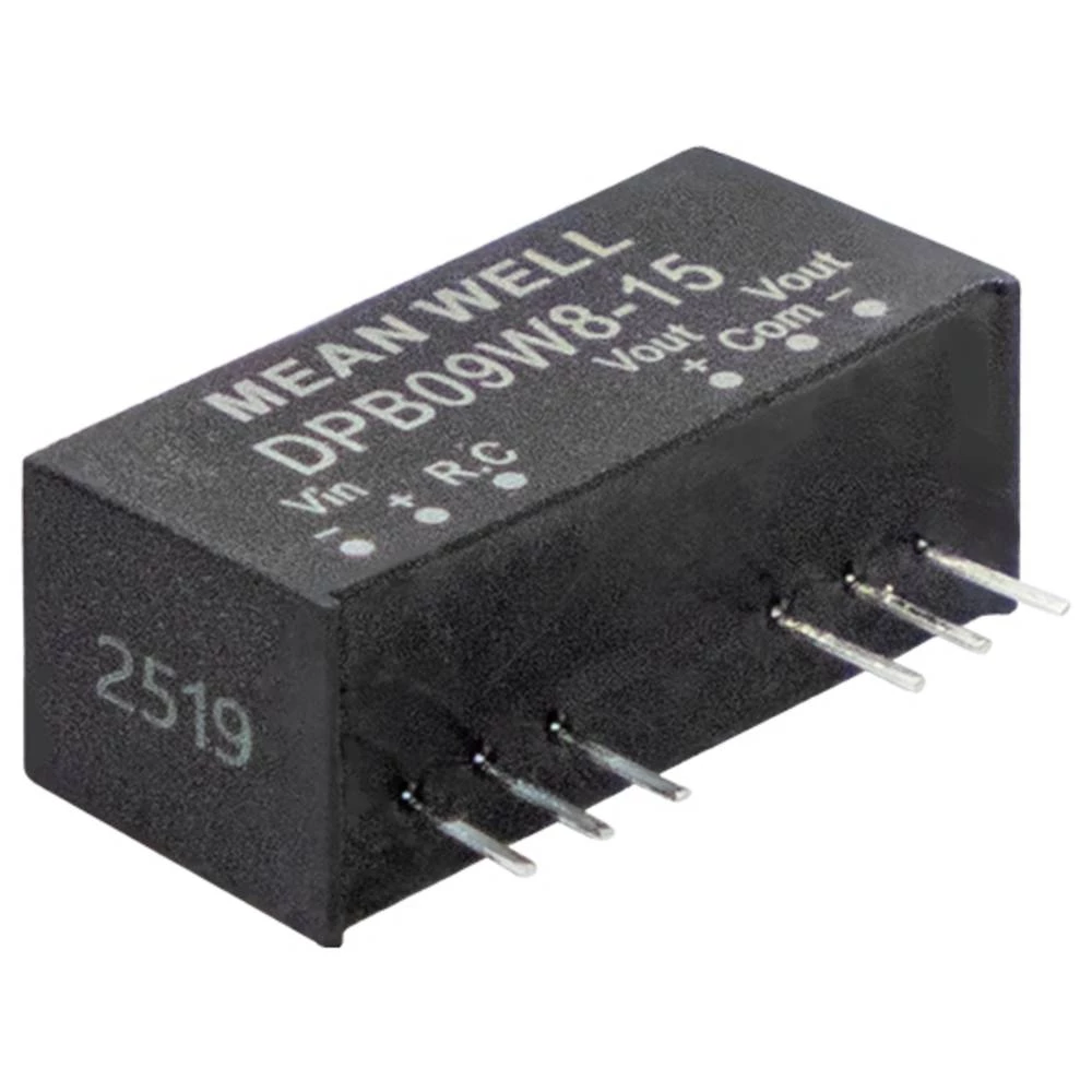 MEAN WELL DPB09W8-15 DC/DC pretvarač 0.300 A 9 W Content 1 kom. slika