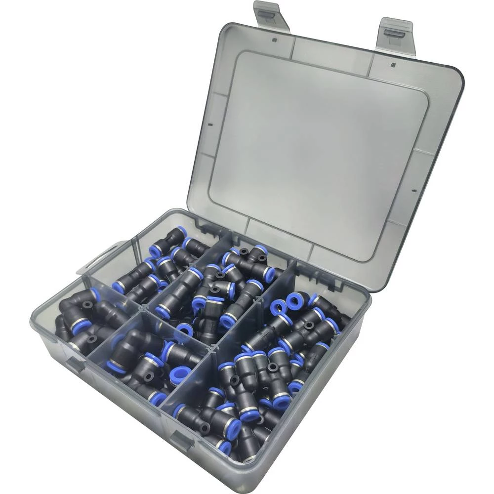 TRU COMPONENTS pneumatski konektor TC-14109140 TC-Fitting set - 6 mm Ø cijevi: 6 mm 60 kom. slika