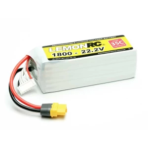 LemonRC lipo akumulatorski paket za modele 22.2 V 1800 mAh Broj ćelija: 6 35 C softcase XT60 slika