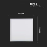 V-TAC VT-6069 216221 LED panel 6-dijelni komplet Energetska učinkovitost 2021: F (A - G) 40 W bijela bijela