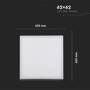 V-TAC VT-6069 216221 LED panel 6-dijelni komplet Energetska učinkovitost 2021: F (A - G) 40 W bijela bijela slika