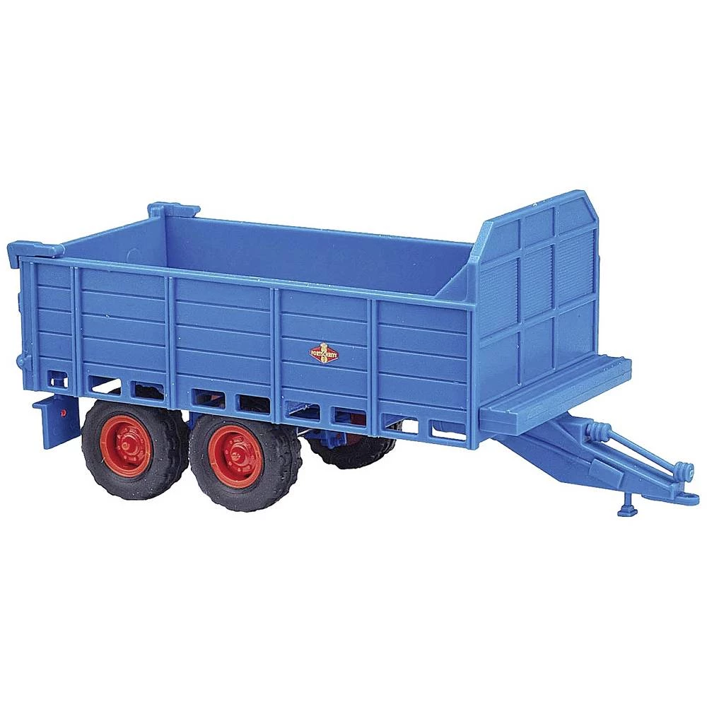 H0 napredak prikolice T 088 plava s poklopcem Busch 53800 h0 Fortschritt T088 slika