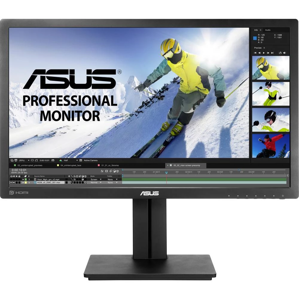 <br>  <br>  Asus<br>  <br>  PB278QV<br>  <br>  led zaslon<br>  <br>  68.6 cm (27 palac) Energetska učinkovitost 2021 G (A - G);2560 x 1440 pikselQHD5 msDVI, HDMI™, DisplayPort, slušalice (3.5 slika