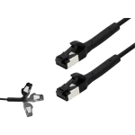 BKL Electronic 144014 RJ45 mrežni kabel, Patch kabel CAT 8.1 U/FTP 3 m crna  1 St.