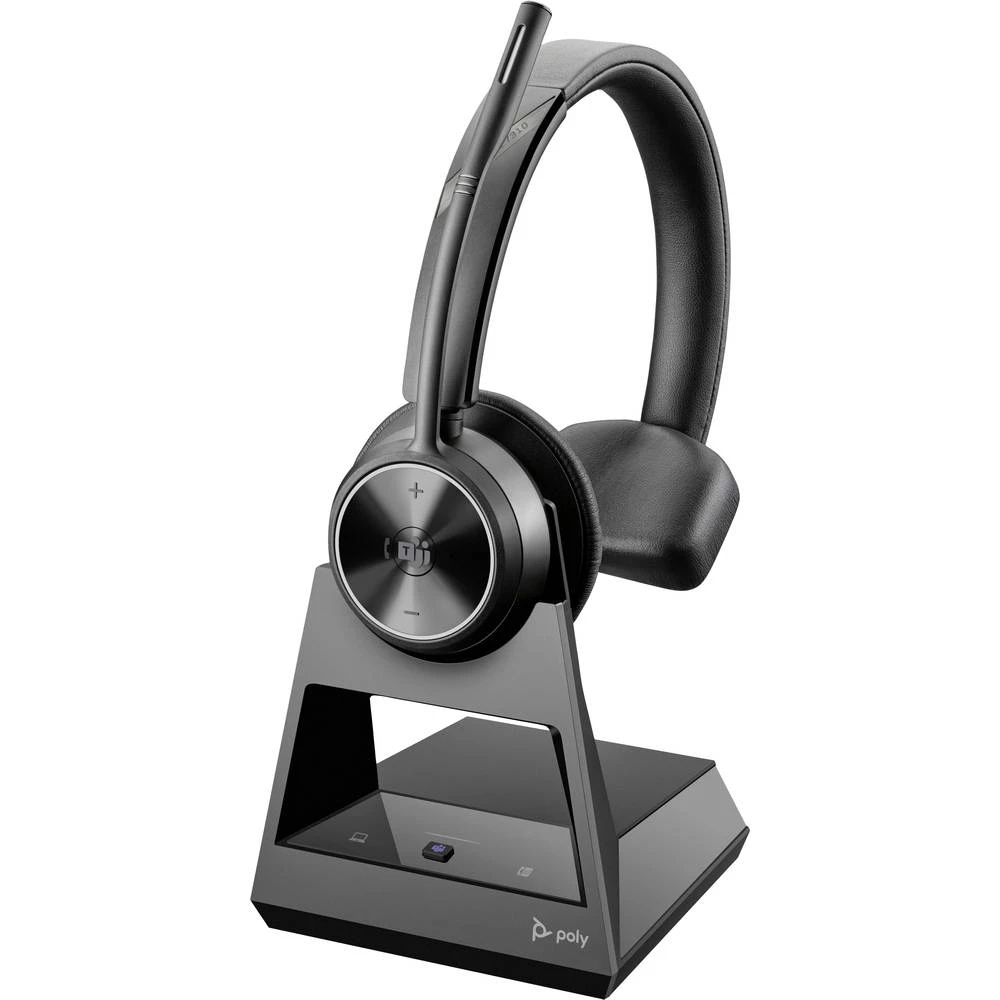 HP Poly Savi 7310 UC Monaural računalo In Ear Headset DECT, Bluetooth® mono crna smanjivanje šuma mikrofona kontrola gl slika