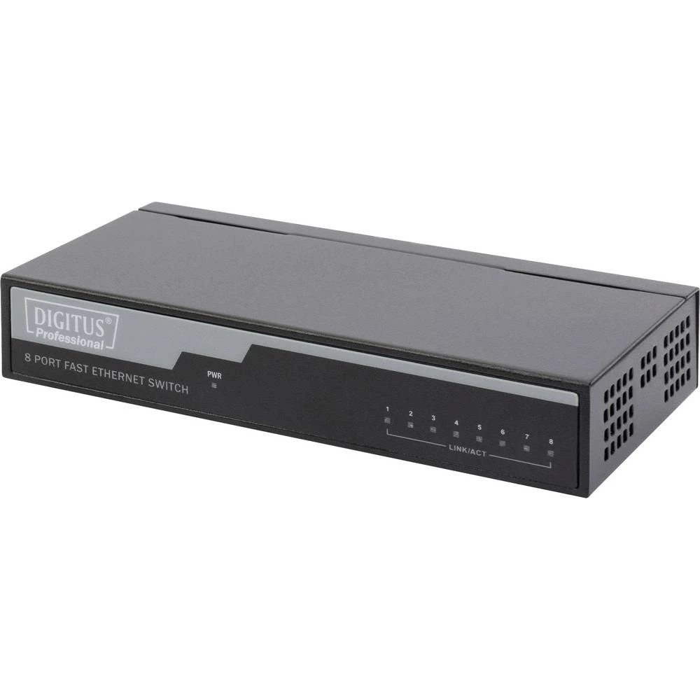 Digitus DN-60012 mrežni preklopnik RJ45 8 ulaza 10 / 100 Mbit/s slika