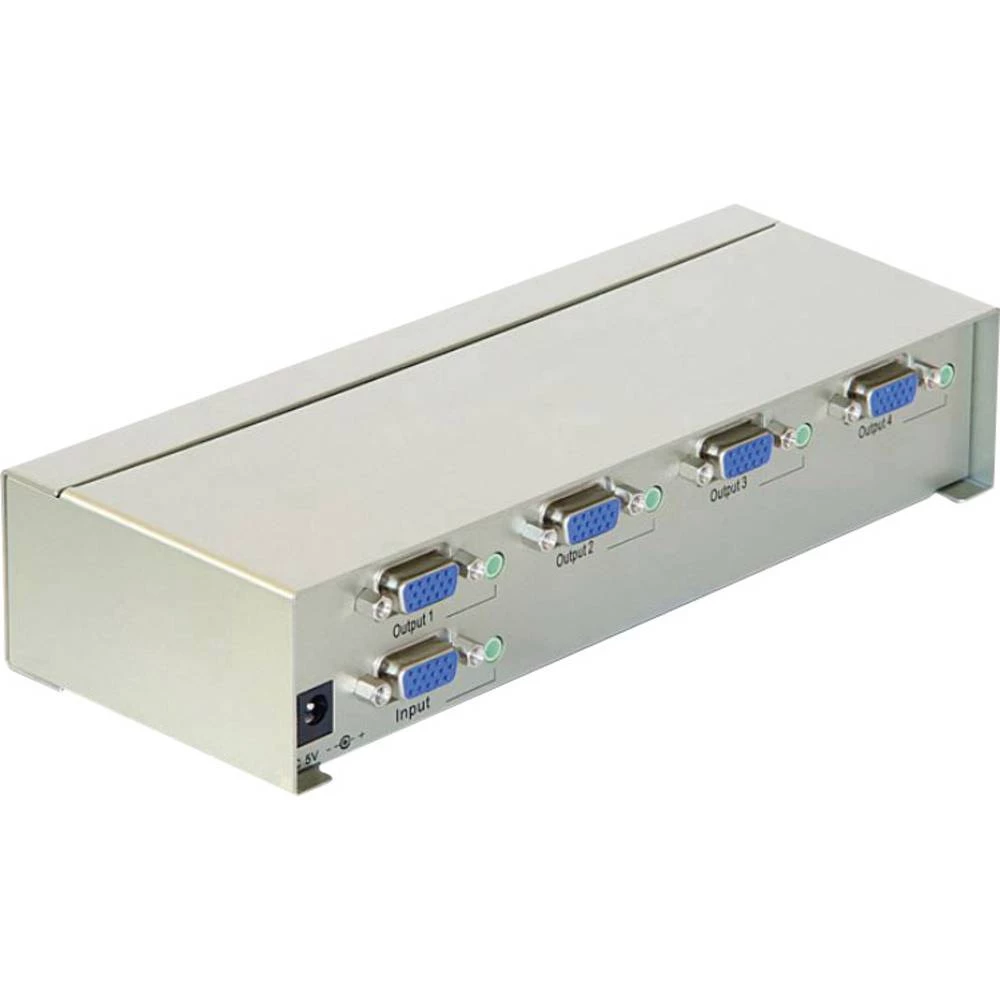 4 ulaza VGA razdjelnik Delock 87655 2048 x 1536 piksel Siva slika