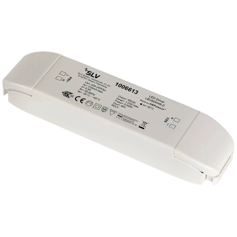 SLV #####Track komponenta za niskonaponski sustav šina  transformator bijela 1006613 48V SYSTEM slika