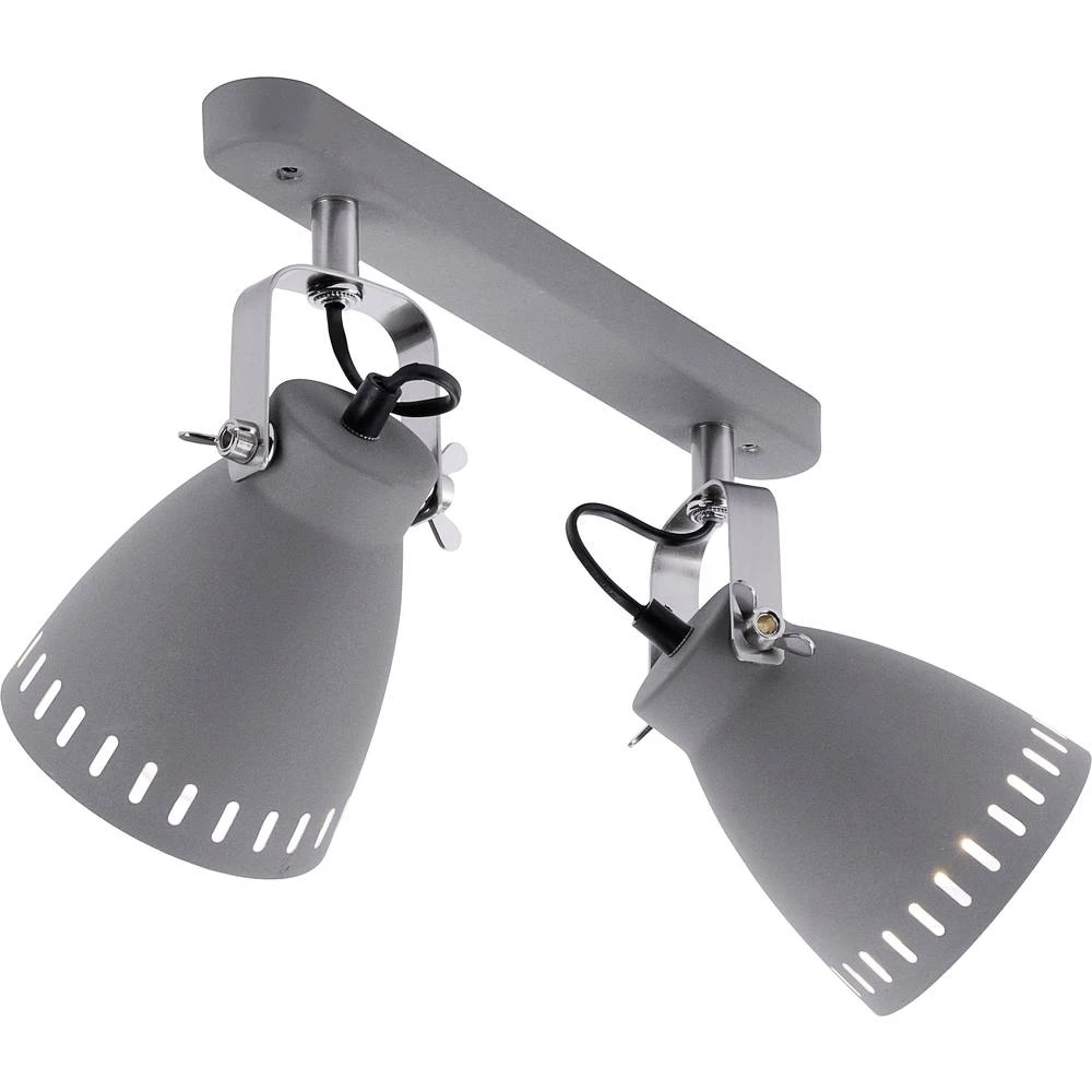 Stropni reflektor LED E27 120 W LeuchtenDirekt Eva 11051-15 Siva slika