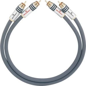 Oehlbach Cinch Audio Priključni kabel [2x Muški cinch konektor - 2x Muški cinch konektor] 4.75 m Antracitna boja pozlaćeni konta slika